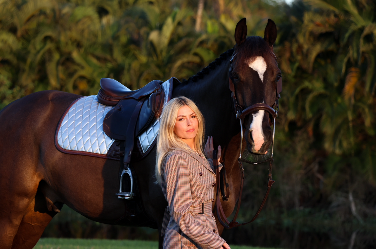 Jump Saddle Pad | Chrome