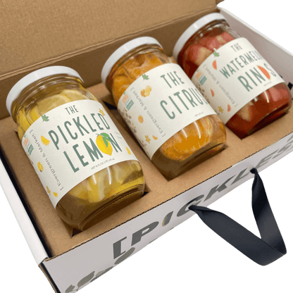 Gift Box of 3 Jars - Pickles by Evergreen and Market