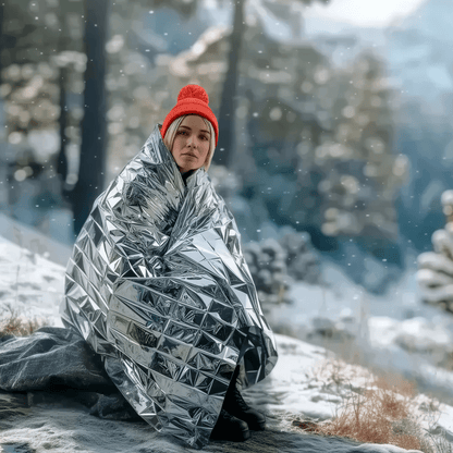 100 Pack of Emergency Blankets