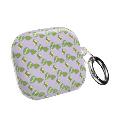 Hoya Kerrii Pattern Earbud Case – Slim Protective Cover With Carabiner