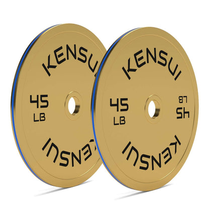 Calibrated Gold Weight Plates (LBS)