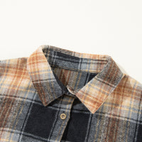 Everly Rounded Hem Plaid Shacket
