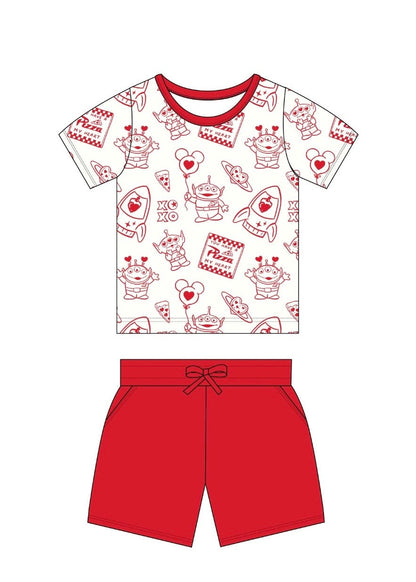 Pizza My Heart: Pocket Short & Tee