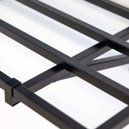 1' x 2' Bristol Garage Wall Mount Shelves | 2 Pack | Black