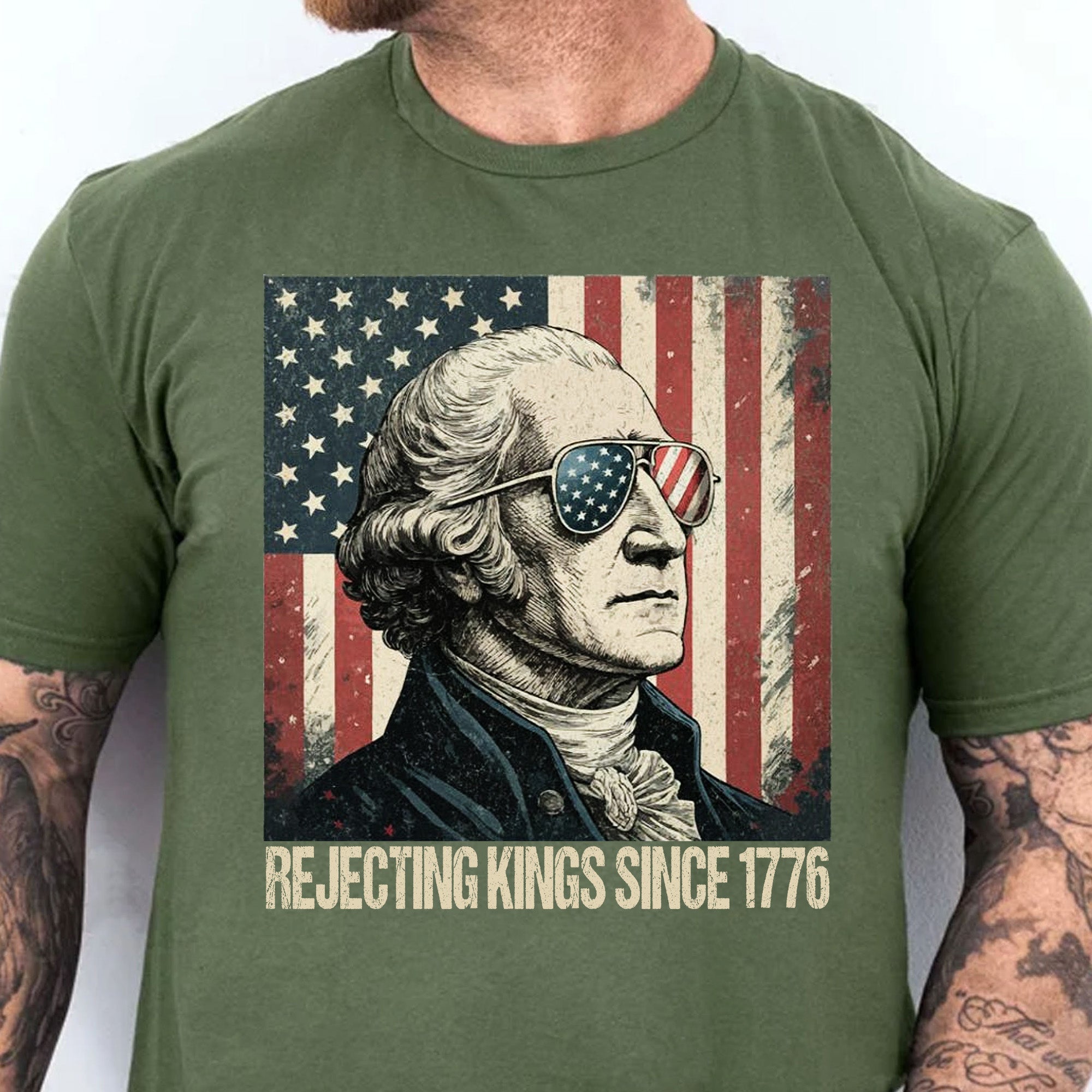 Rejecting Kings Shirt, Since 1776 Shirt, George Washington Tee, Anti-Trump Shirt, Anti Authoritarian Tee 682534