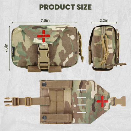 Votagoo IFAK Pouch, First Aid Pouch for Outdoor Emergency Survival Bags
