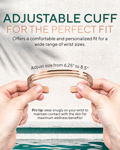 Pure Copper Cuff Bracelet – Tier