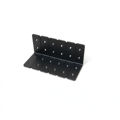 Kingsley DIY Home Wall Shelf Brackets | Heavy Duty 4" to 12" Wall Shelves