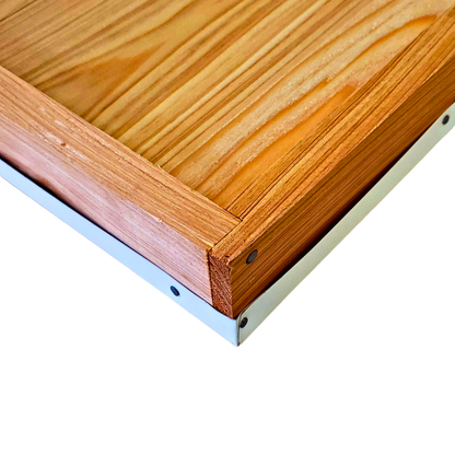 5-Frame Cypress Metal Capped Telescoping Cover