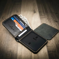Badge Bifold Wallet - Black