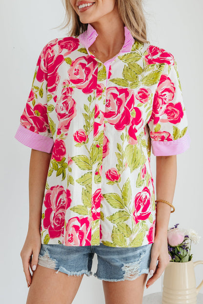 Rebekah Collar Short Sleeve Shirt