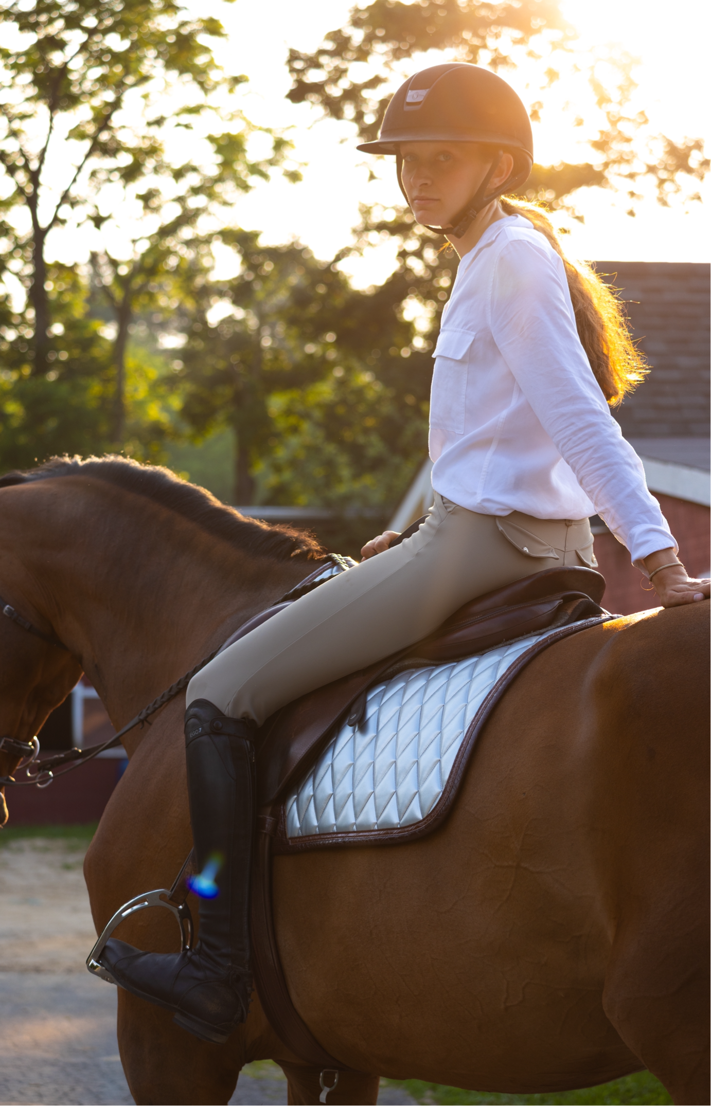 Jump Saddle Pad | Chrome