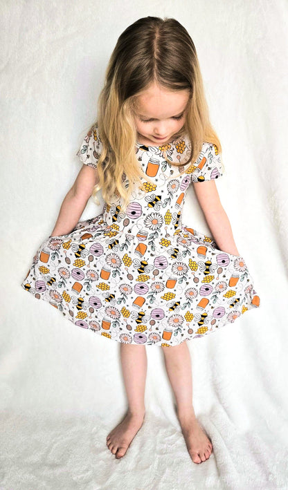 Sweet Honey Bee: Skater Dress