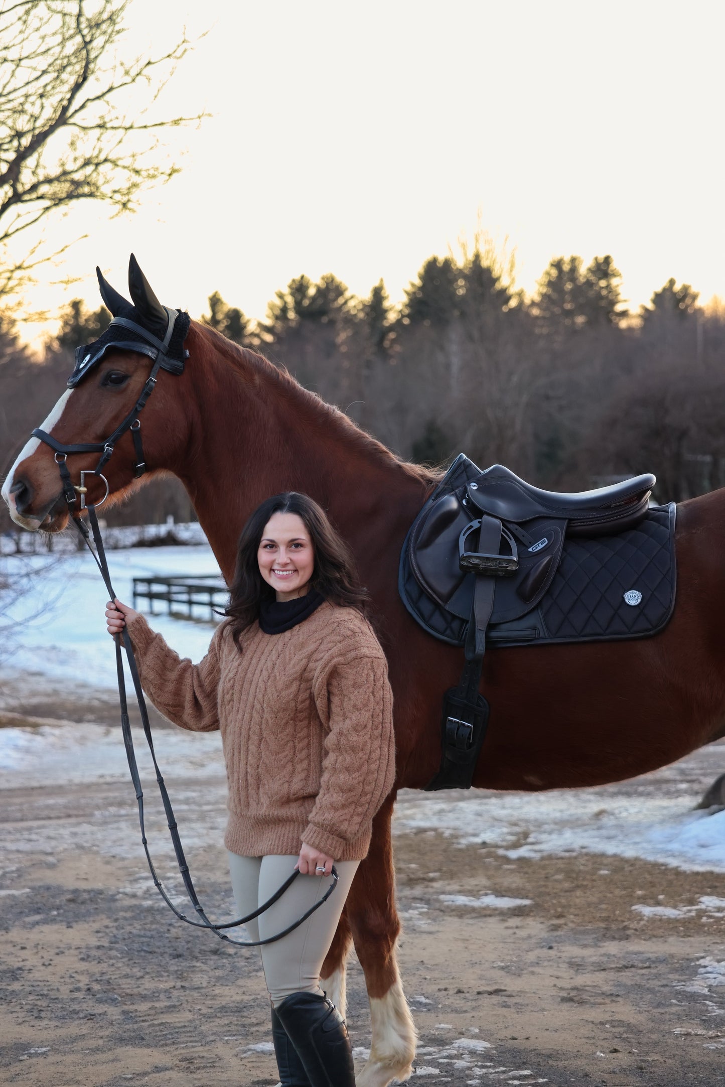Horse Bonnet | Black Ice