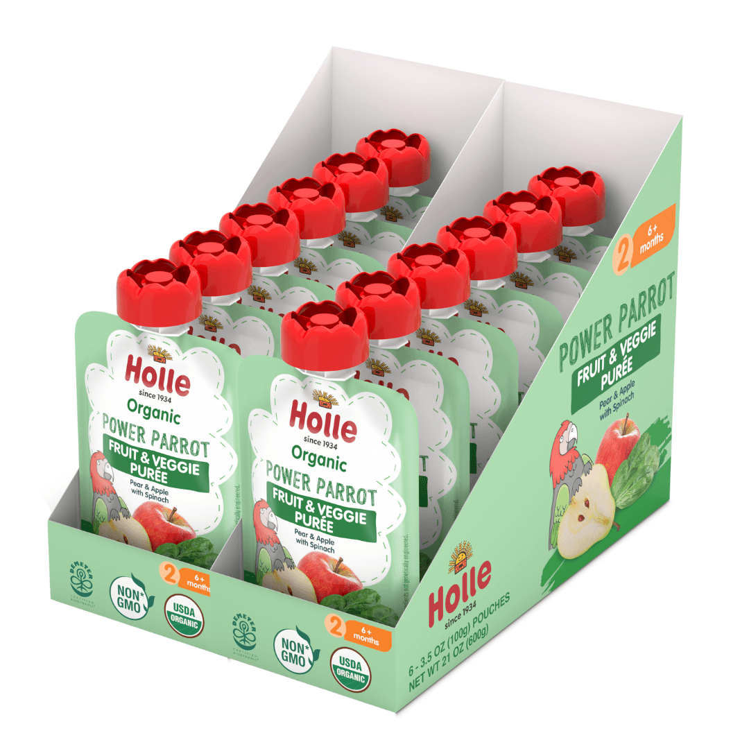 Organic Power Parrot Fruit & Veggie Purée