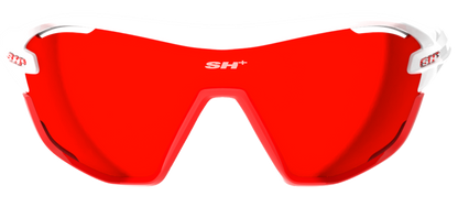 SH+ Sunglasses - RG 5400 White/Red w/Red Lens