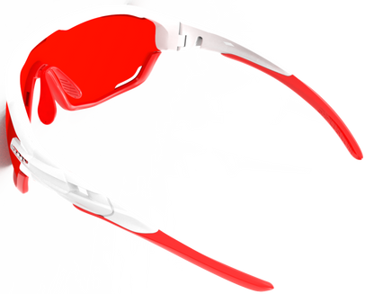 SH+ Sunglasses - RG 5400 White/Red w/Red Lens