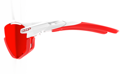 SH+ Sunglasses - RG 5400 White/Red w/Red Lens