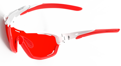SH+ Sunglasses - RG 5400 White/Red w/Red Lens