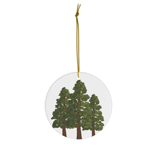 Coastal Redwood Ceramic Ornament