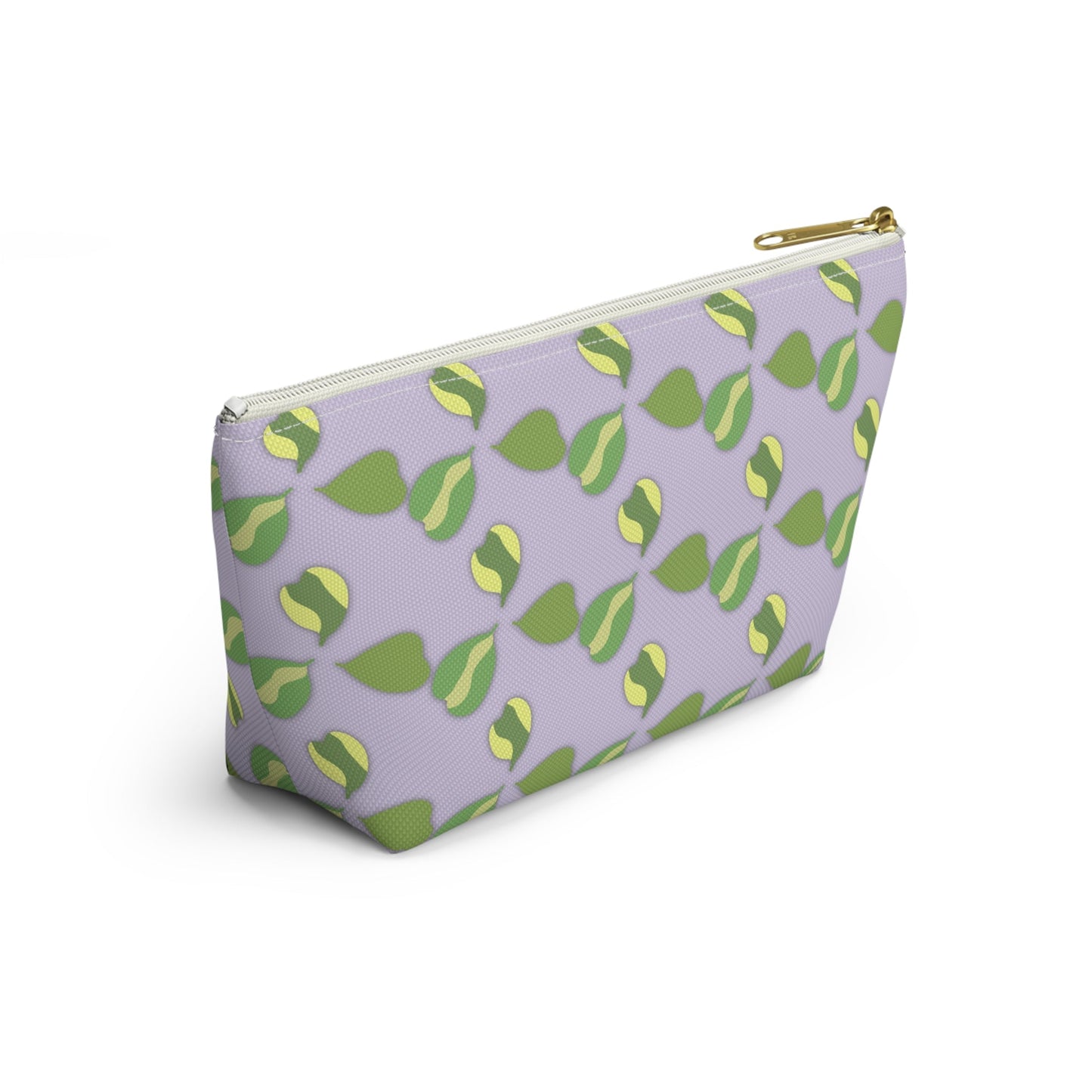 Hoya Kerrii Pattern Accessory Pouch – Zippered Catch-All With T-Bottom