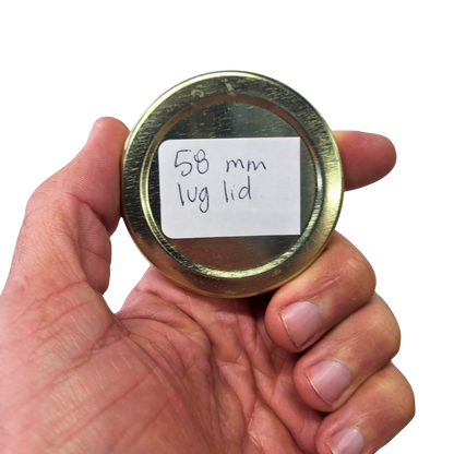 58mm Metal Lug Lid