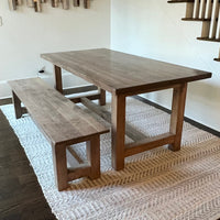 Connected Post Leg Bench