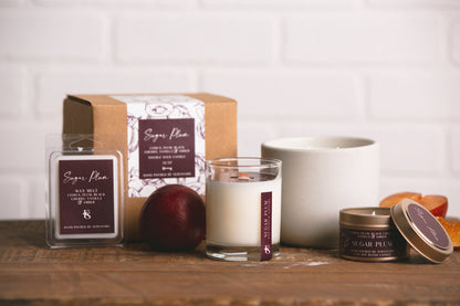 Sugar Plum Cement Candle