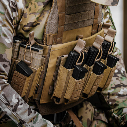 Molle Mag Pouch 5.56mm 9mm Open-Top Magazine Pouch