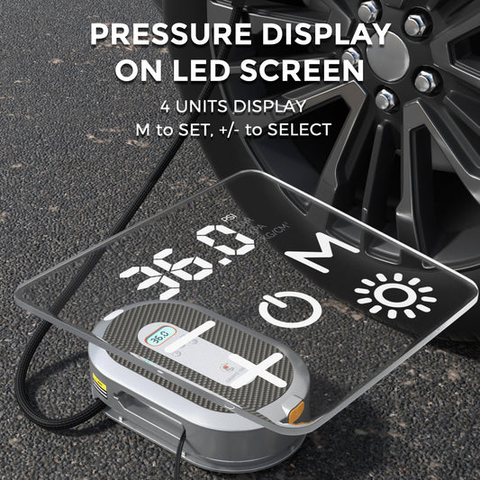 Retractable Car Tire Inflator