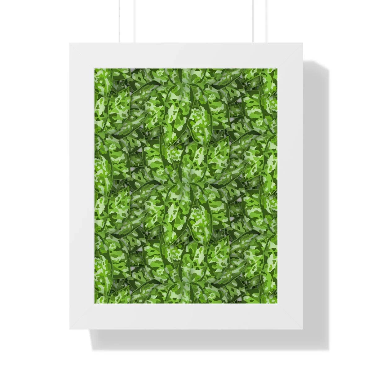 Aglaonema Pictum Framed Print – Botanical Wall Art