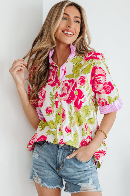 Rebekah Collar Short Sleeve Shirt