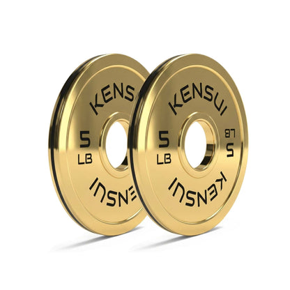 Calibrated Gold Weight Plates (LBS)