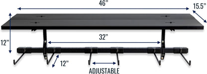 G-Chair Solid Shelf | Adjustable Wall Storage System | Holds 300 lbs