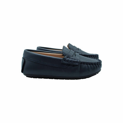 Navy Leather
