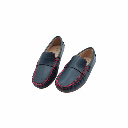 Navy Leather