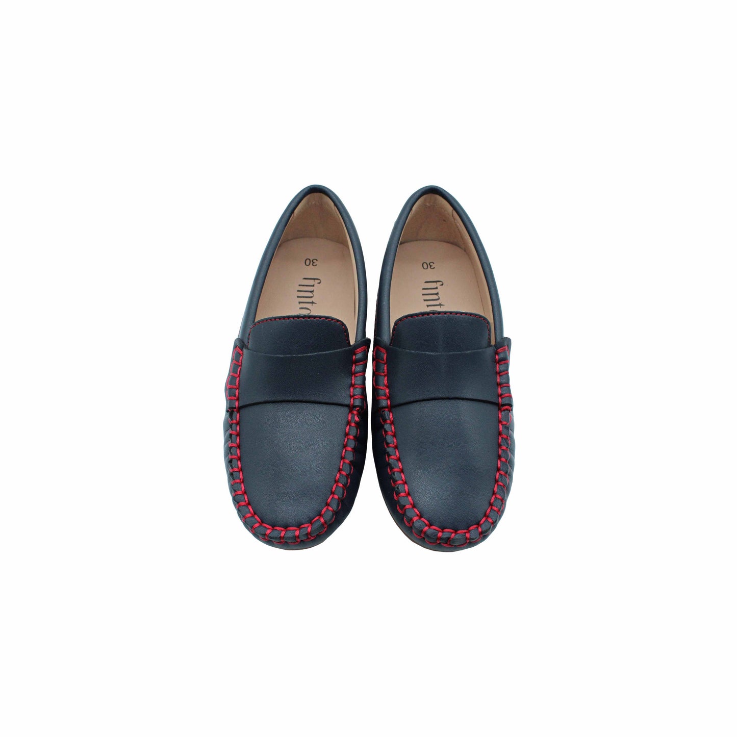 Navy Leather