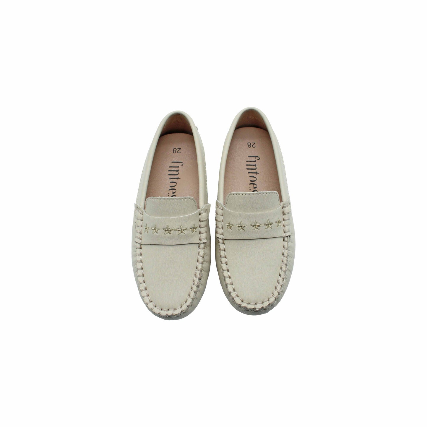 Beige Leather