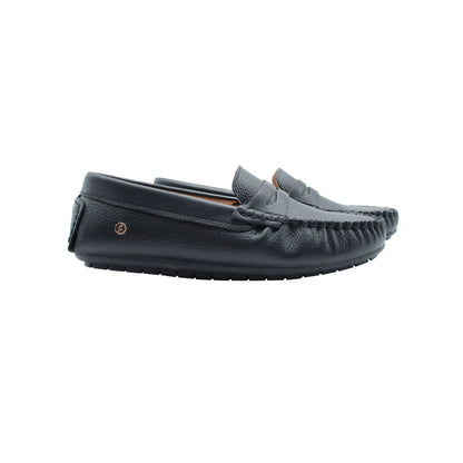 Black Pebbled Leather