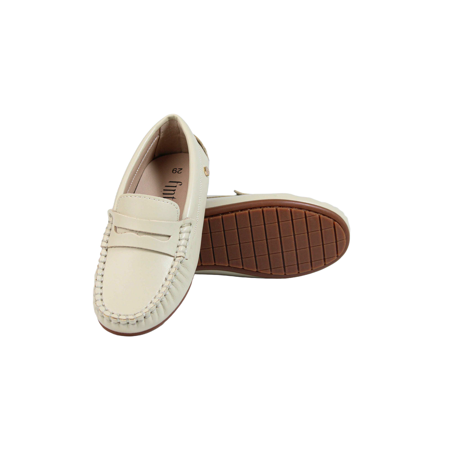 Beige Leather