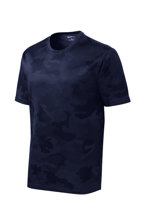 Lacrosse Shooter Camo Youth Shirt - SUYST370SCRIPSHLD