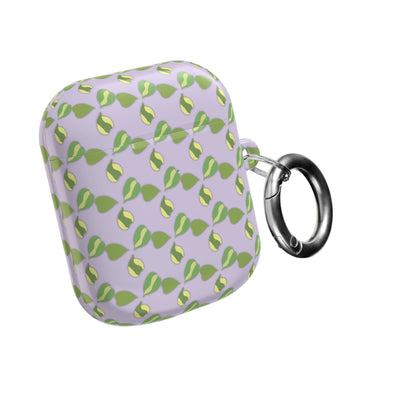 Hoya Kerrii Pattern Earbud Case – Slim Protective Cover With Carabiner