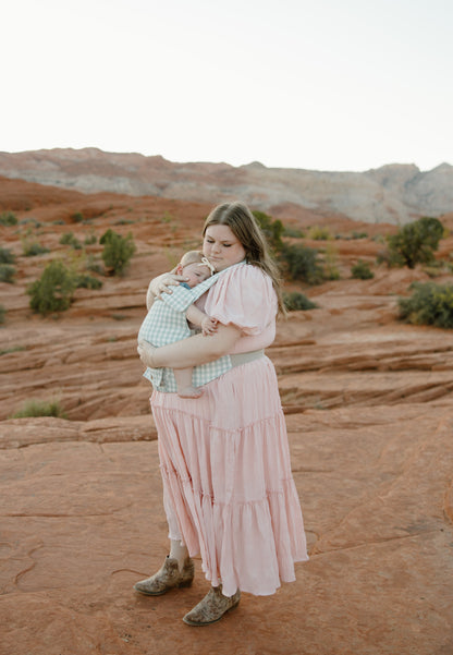 Coco Gingham - Baby Carrier With A Pocket
