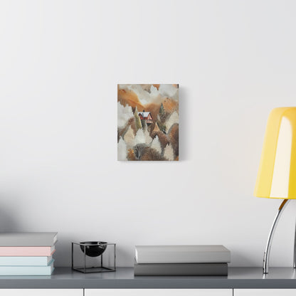 Autumn Landscape Art Print, Cozy Home Decor, Rustic Wall Art, Gift for Nature Lovers, Fall Decor, Housewarming Art