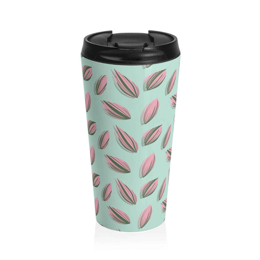 Tradescantia Nanouk Pattern 15 oz Vacuum Insulated Stainless Steel Travel Tumbler