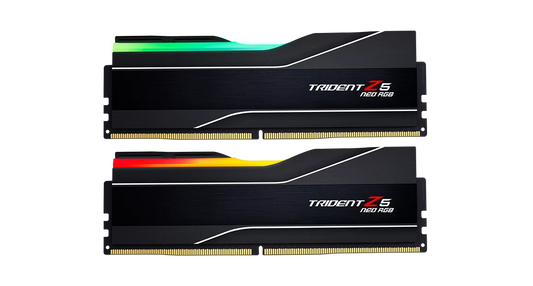 G.Skill Trident Z5 Neo RGB 64GB (2x32GB) DDR5-6000 CL30 AMD EXPO Desktop Memory Kit F5-6000J3040G32GX2-TZ5NR