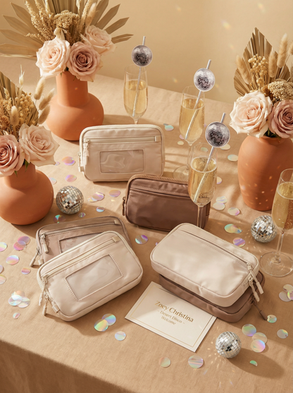 Convertible Crossbody & Wristlet Wallet Bag – 7 Colors | 2-Zipper Purse with Card Slots, Phone Holder & Adjustable Strap