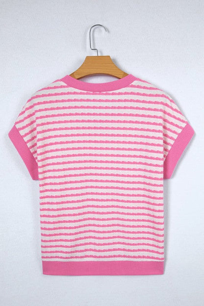 Georgia Trim Short Sleeve Top
