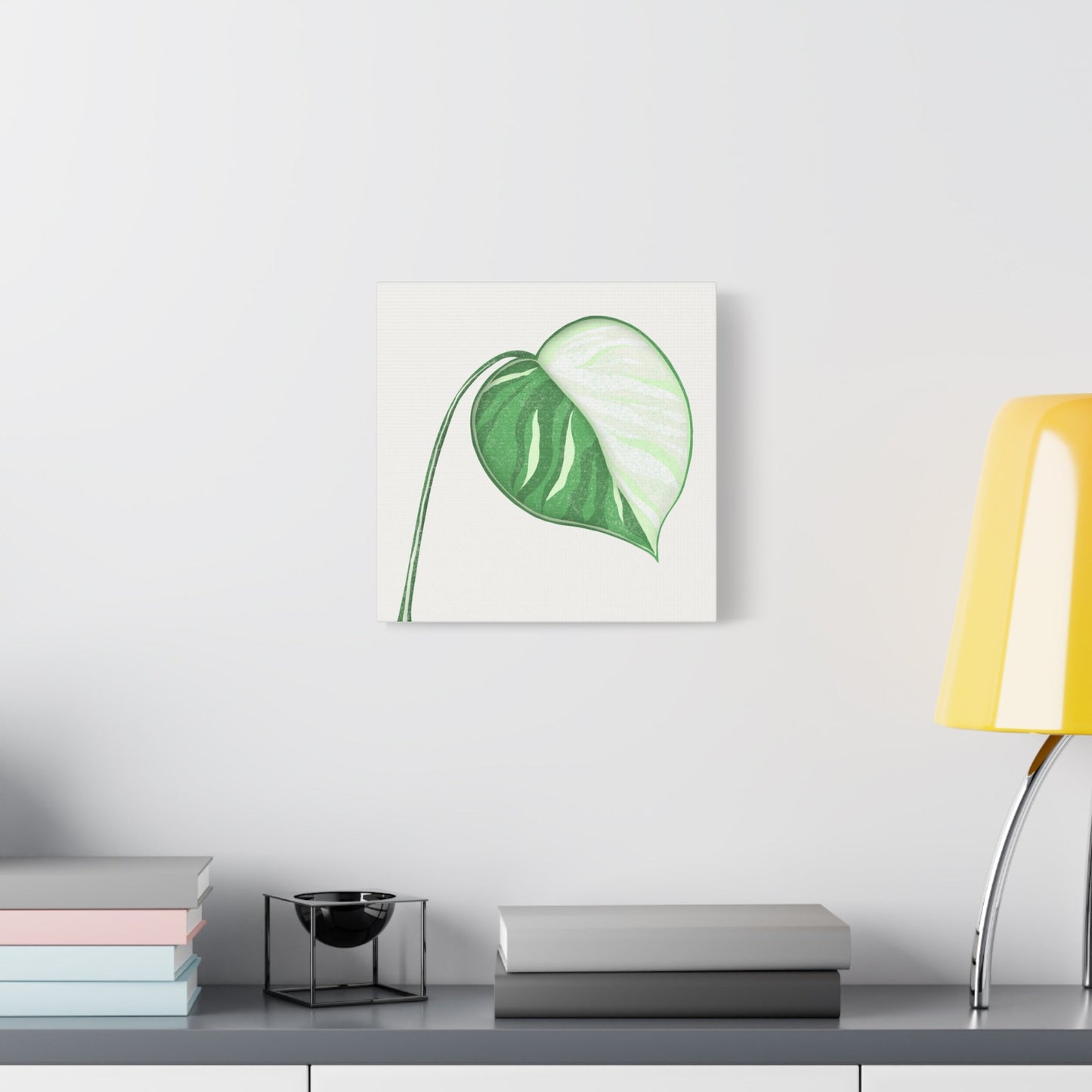 Monstera Albo Canvas Print – Botanical Wall Art