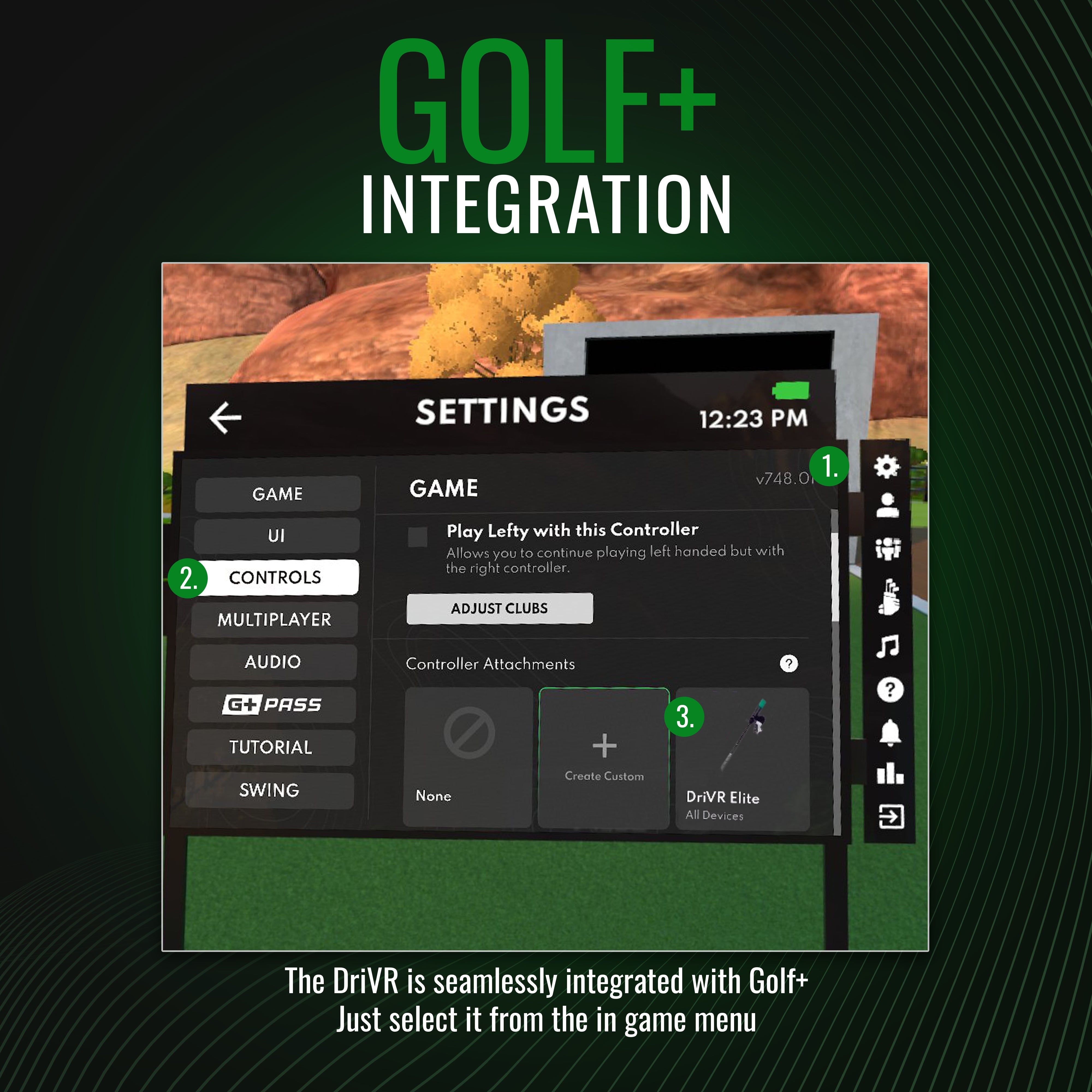 DriVR Elite Putter - VR Minigolf Accessory